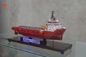Miniatur Kapal Supply WM Sulawesi