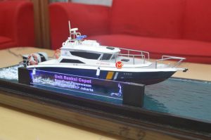 Miniatur Kapal KP Lemadang 03 (Pola Air)