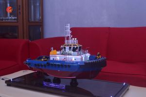 Miniatur Kapal Tugboat Rigel Mulia