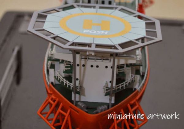 Miniatur Kapal Supply Posh Bali