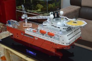 Miniatur Kapal Supply BSC Bellait