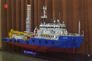 Miniatur Kapal Supply Sapura Achiever