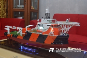 Miniatur Kapal Offshore Mermaid Nusantara
