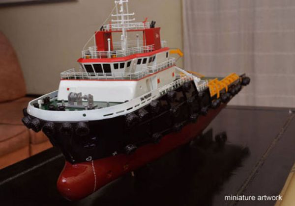 Miniatur Kapal Supply Ena President