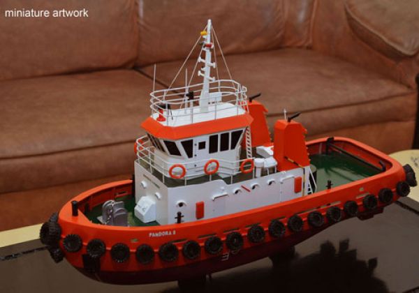 Miniatur Kapal Tugboat Pandora