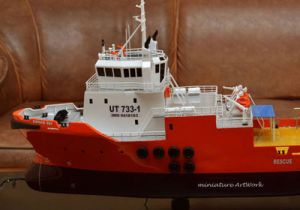 Miniatur Kapal Supply Esnad