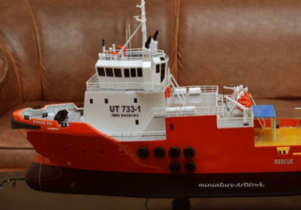 Miniatur Kapal Supply Esnad