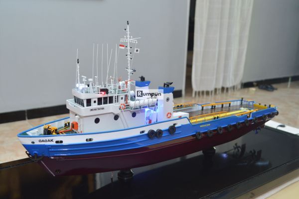 Miniatur Kapal Supply Gagak