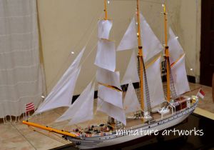 Miniatur Kapal Layar Dewa Ruci